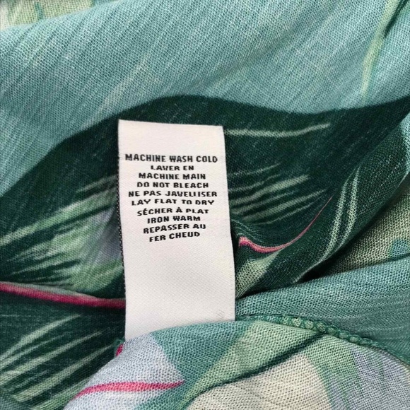 Sandrine Rose x Free People Hawaiian Pearl Snap Tropical Floral Shirt Size M - Picture 15 of 16